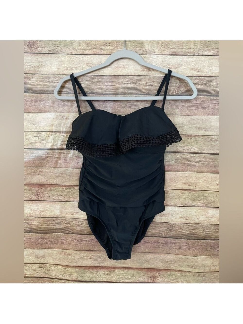 Kona Sol Women's Twist Back Medium Coverage One Piece Swimsuit Size Small 4-6